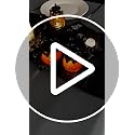 Black Sequin Table Runner 12x72 Inches - 6 Pack, Elegant Party Decor