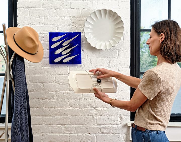 Small Plate Hangers for Wall - Heavy Duty Bowl Holder 9-13 in