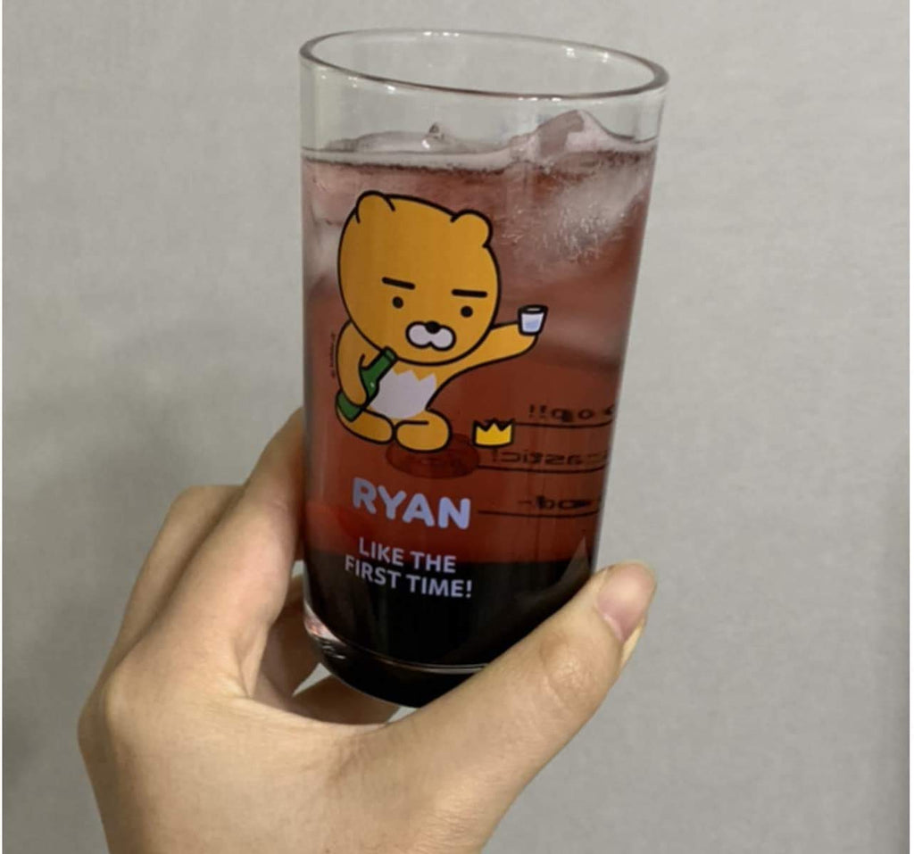 Mini Clear Glasses For Alcohol Drinks Set of 4(soju beer glass 소맥잔),Korean Soju Shot Glasses Set Character Soju Beer Glass, Best Gift For Party, Dishwasher Safe Clarity Glassware, Korean Gift