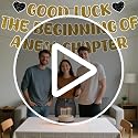 Gold Glitter Good Luck Banner Garland - 3 Pcs Farewell Decorations