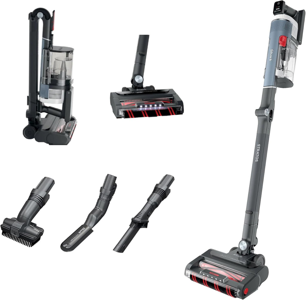 Shark Stratos Cordless Vacuum - Clean Sense IQ, DuoClean PowerFins, MultiFlex Wand, 40-Minute Runtime