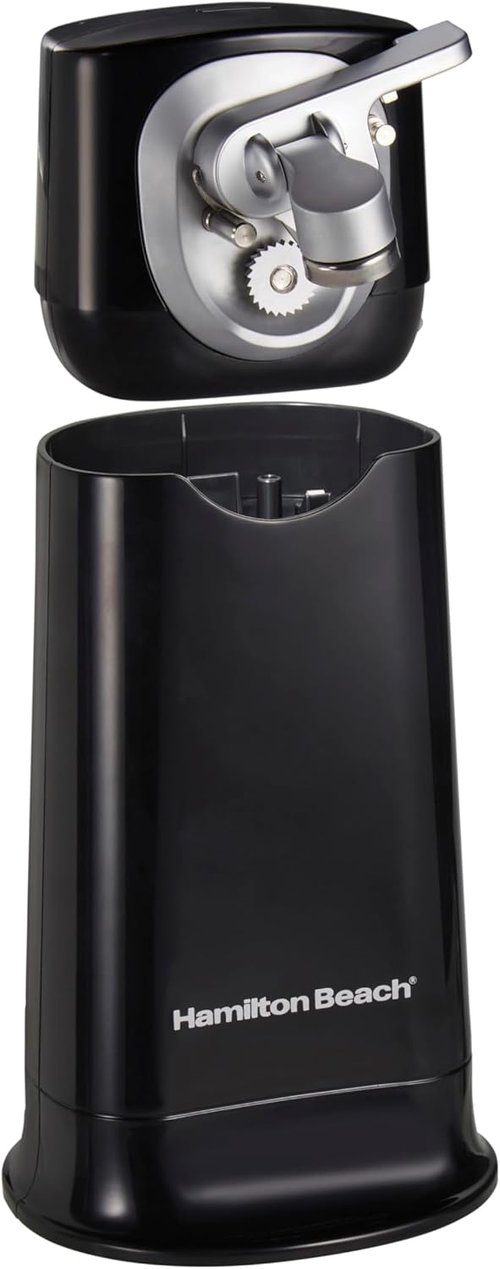 Hamilton Beach 76611 Electric Can Opener - Cordless & Rechargeable with Easy-Clean Removable Head