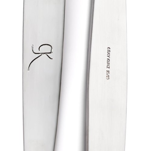 BNAZIND 3-PCS Kunz Spoon | 9 Inch 18/10 Stainless Steel Serving Spoons Set Include Serving Spoon, Slotted and Perforated Spoons, Perfect for Basting, Plating, Quenelle, Sauces (Regular Set)