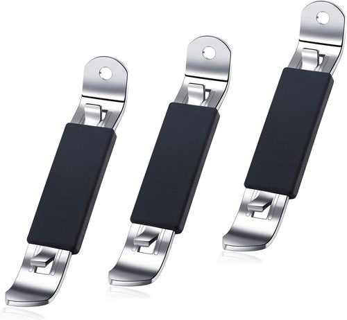 HANCELANT Magnetic Bottle Openers - Classic Stainless Steel Can Tappers for Camping | Set of 3