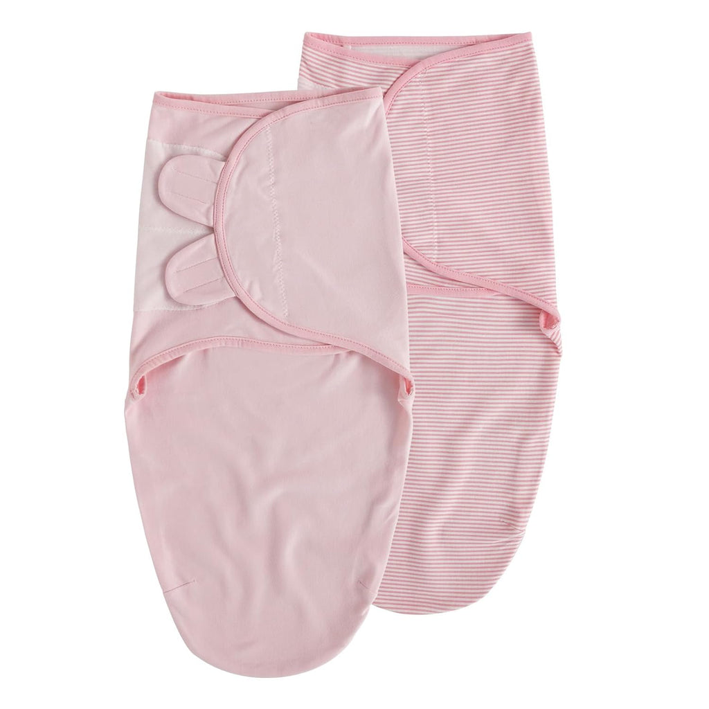Organic Baby Swaddle Sleep Sacks - 100% Cotton Soft & Snug 2-Pack for Newborns 0-3 Months