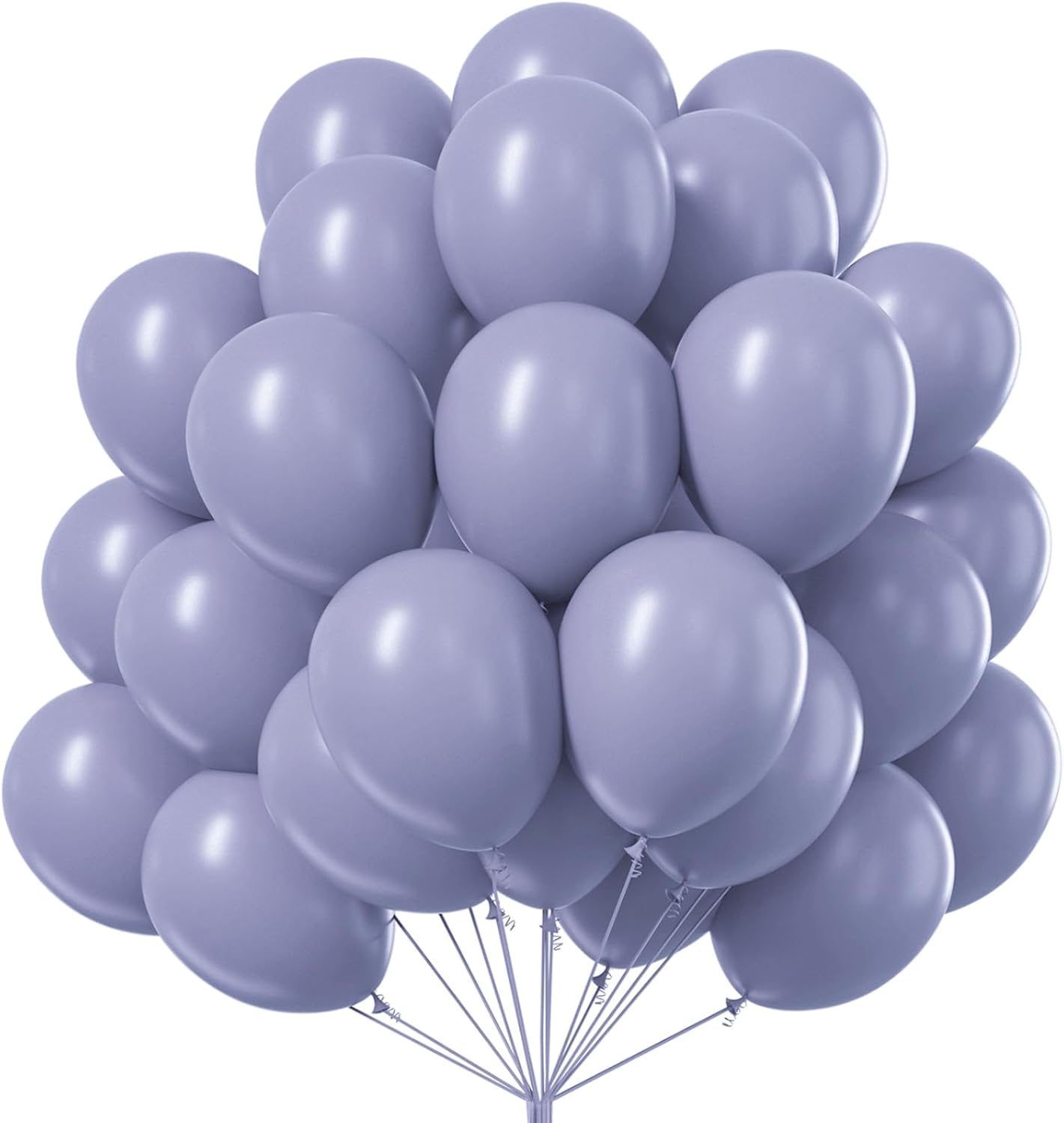 PartyWoo Dusty Blue Balloons - 101pcs 12 Inch Latex Balloons for Baby Showers & Celebrations