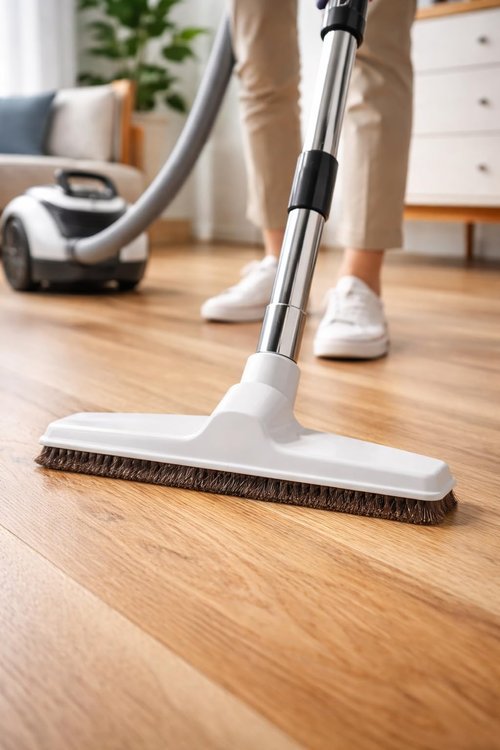 Upgraded 32 mm (1.25”, or 1 1/4") Horse Hair Vacuum Floor Brush Attachment, 10” Wide Hard-Floor Head with Metal Neck, Compatible with Eureka Canister & Upright Vacuums and All 1-1/4” Universal Wands
