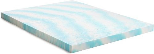 Linenspa 4 Inch King Size Gel Memory Foam Mattress Topper - Cooling, Ventilated & Pressure Relieving - CertiPUR Certified
