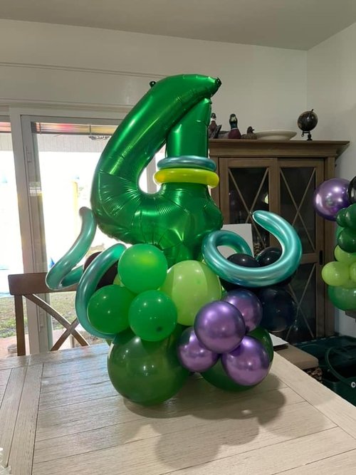 Green Number 14 Balloon - 40 Inch 14th Birthday Decorations for Boys & Girls | St. Patrick's Day Theme