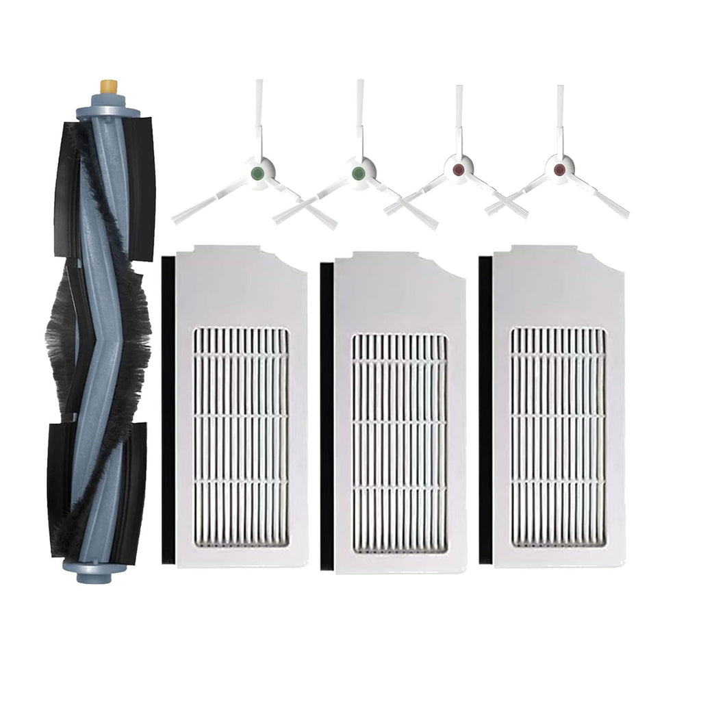 Accessories for ECOVACS DEEBOT T10 Plus:Replacement Parts Compatible with ECOVACS DEEBOT T10 Plus Robtic Vacuum Cleaner Main Brush Side Brush Hepa Filter Spare Attachments