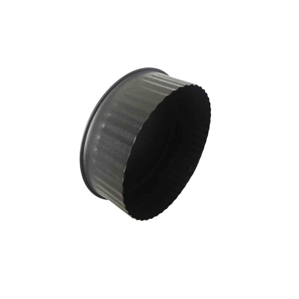 lrnyso corrugate Flue Cover Cap，Indoor Chimney Pipe Cap，Round Chimney Stove Pipe Plug，Stove Pipe Cap BM0152 7 inch Fireplace Chimney Pipe 24Gauge