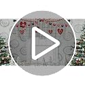 54x18 Inch White Brick Wall Love Valance Curtain for Windows
