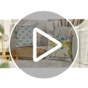 AVOIN Colorlife Lemon Summer Throw Pillow Covers, 18x18 Inch, Set of 4