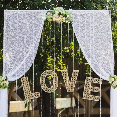 Wooden Rattan Letter Y - 8 Inch Boho Nursery Decor