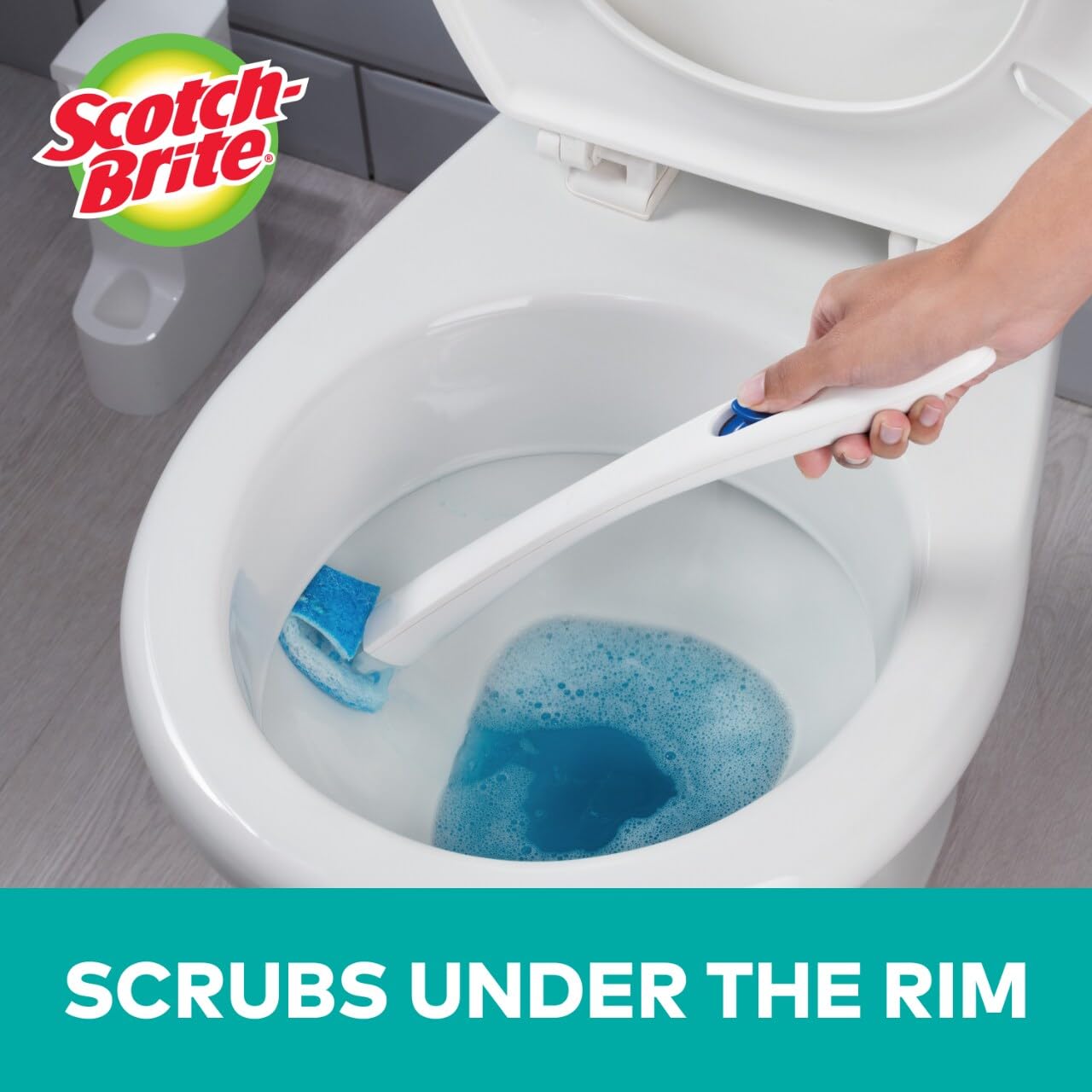 Scotch-Brite Disposable Toilet Cleaner Refill Pads, Disposable Refills with Built-In Bleach Alternative, Removes Rust & Hard Water Stains, 40 Disposable Refills