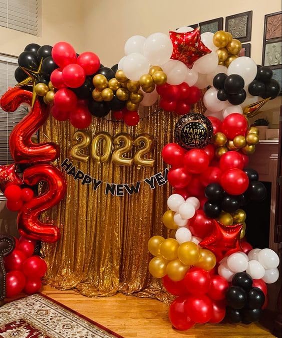 Red Number 6 Balloon - 40 Inch Giant Foil Balloon for 6th Birthday Party Decorations