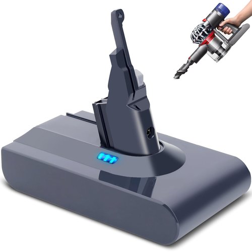 V8 Battery Replacement, Compatible with Dyson V8 Cordless Vacuums (V8 Plus, V8 Animal, V8 Absolute, V8 Motorhead, V8 SV10, V8 SV25) 21.6V 4.5Ah Lithium Battery with 40 Min Runtime | 500+ Charge Cycles