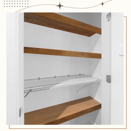Hoolerry 1 PC Wire Rack Covers 36 x 12 Inch Wood Shelf Covers for Wire Shelving Pantry Shelves Covers Rack Liner Shelf Liners for Bathroom Kitchen Shelving Upgrade, Wood Color
