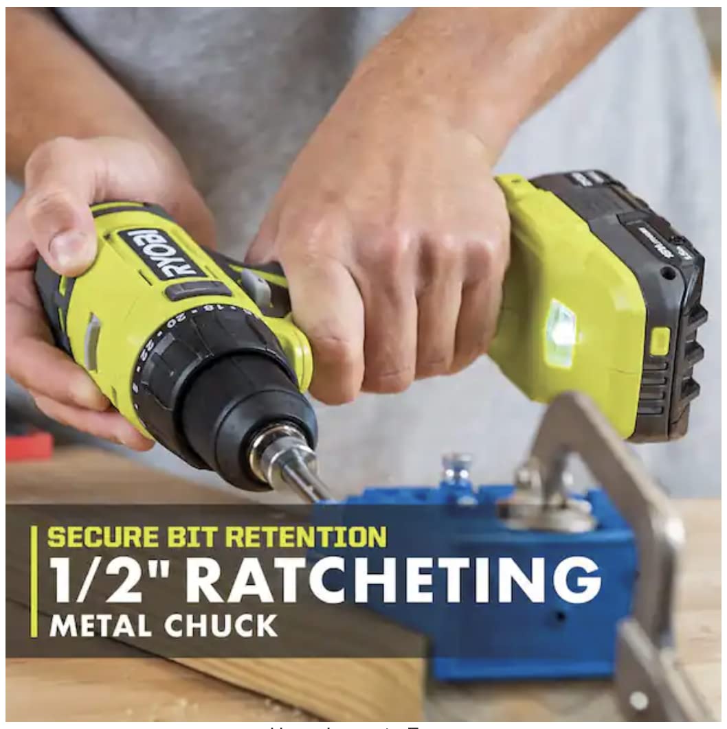 RYOBI ONE+ 18V Cordless 1/2in Drill/Driver PCL206B (Tool Only)