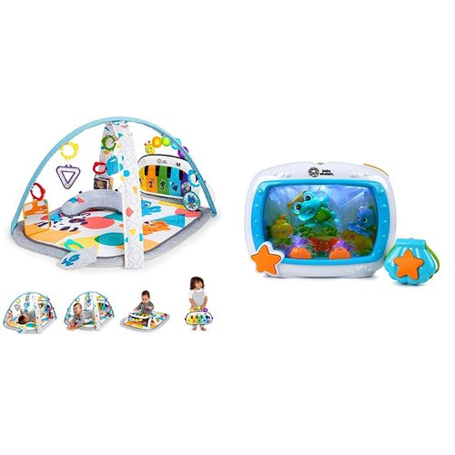 Baby Einstein Sea Dreams Soother - Musical Crib Toy & 4-in-1 Kickin' Tunes Play Gym