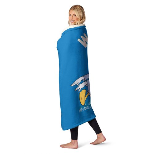 Northwest Donald Duck/Daisy Duck Silk Touch Sherpa Throw Blanket, 50" x 60", Wake Up