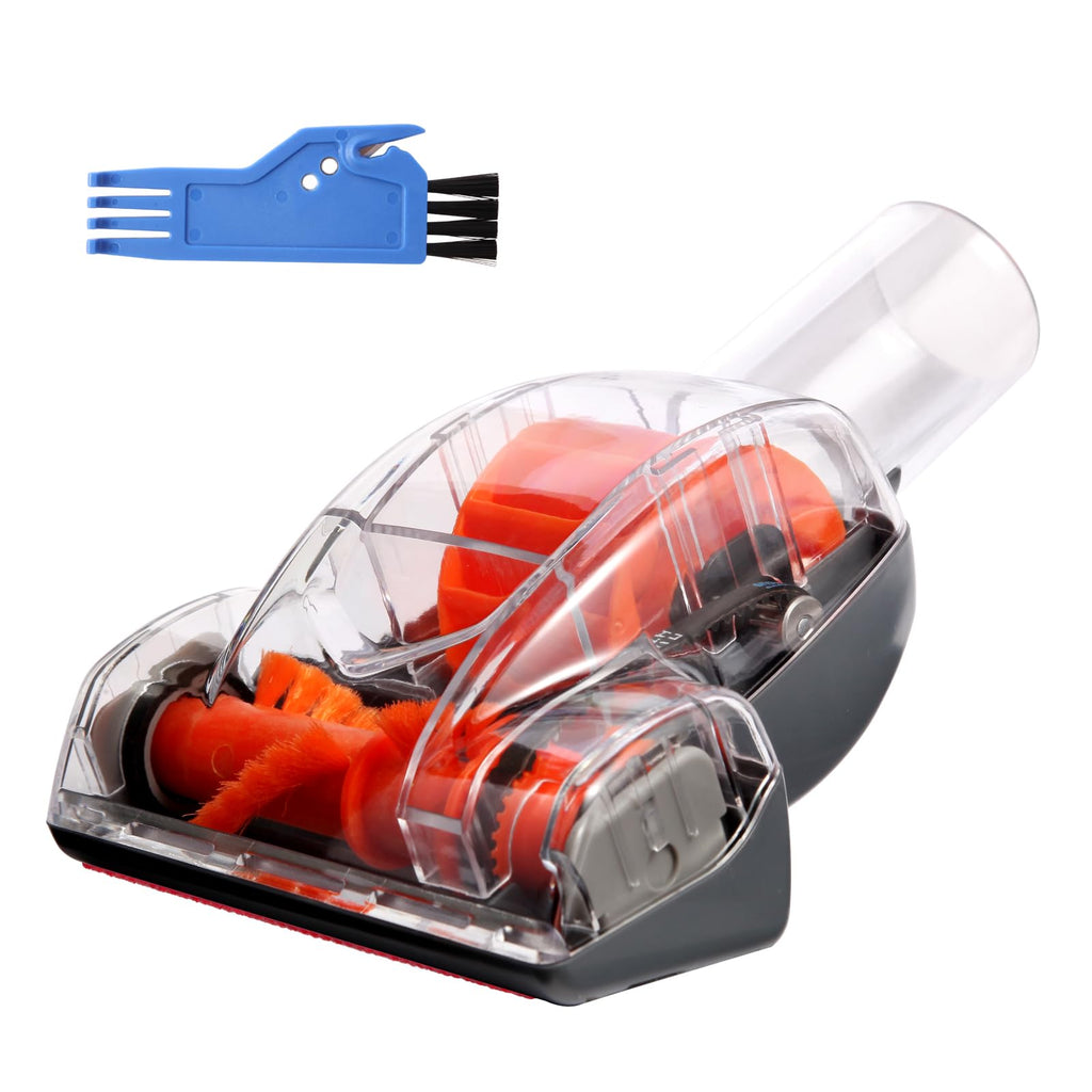 Upgraded Vacuum Pet Hair Power Brush Tool Attachment Compatible With Shark HV301 HV302 HV320 HV322 NV750 NV752 NV650 NV680 NV800 NV150 NV341 ZU560 ZU561 ZU60 ZU503AMZ Vacuum Replacement Parts Orange