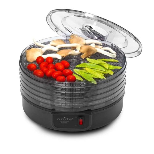 NutriChef AZPKFD14BK Food Dehydrator, Black