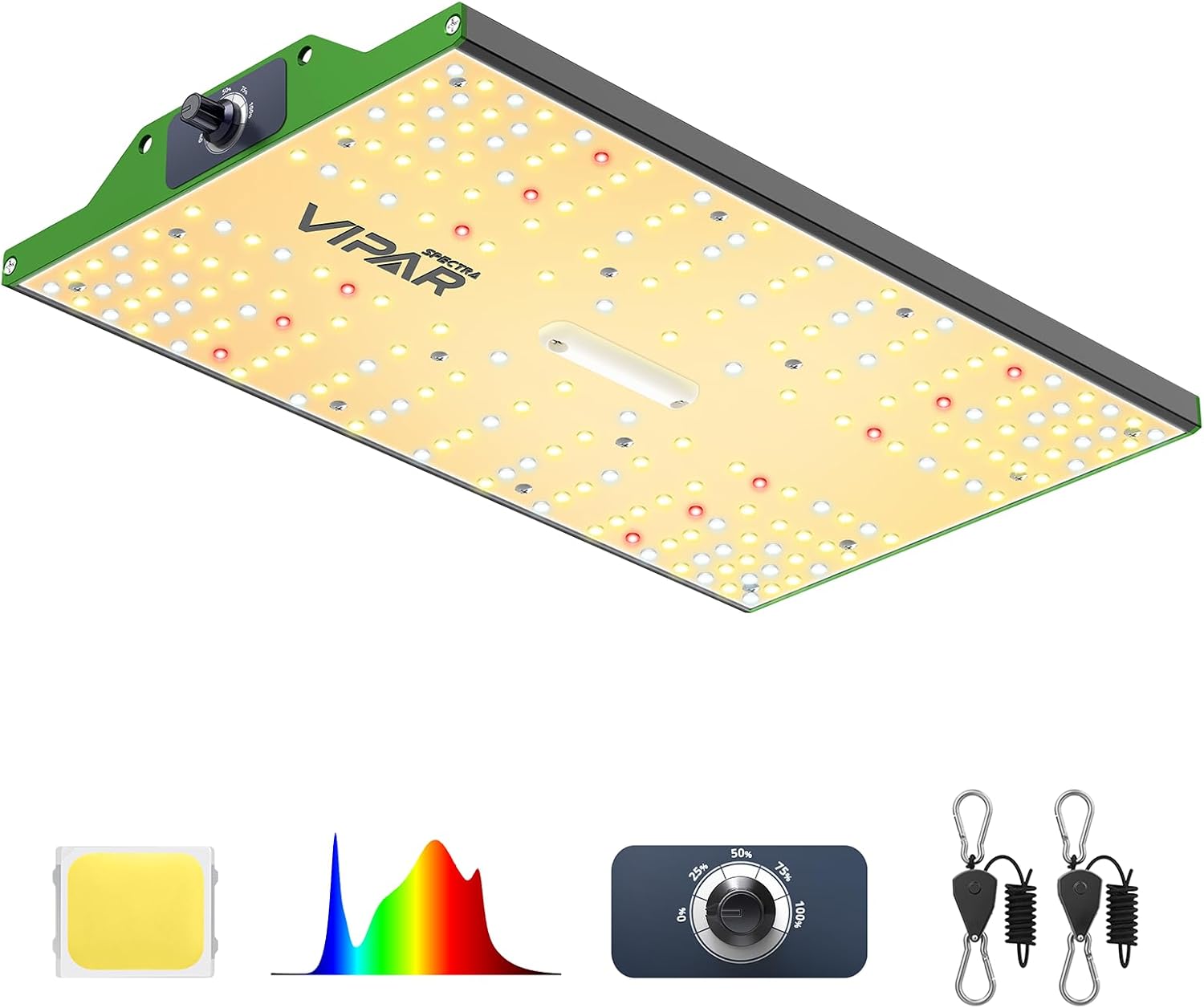 VIPARSPECTRA P700 Grow Light - 70W Dimmable Full Spectrum LED for Indoor Plants | 11000 Lumens, Ideal for Seedlings & Vegetables