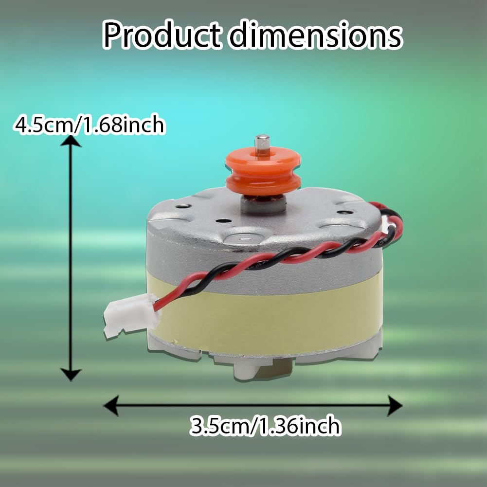 Ytaland Lidar Motor for Xiaomi Roborock S5 S5 MAX S6 Pure S6 MAXV S60 S65 S50 E20 E25 E35, Mini Power Lead Plug Robot Distance Sensor Robot Metal LDS Replacement Parts with Cable