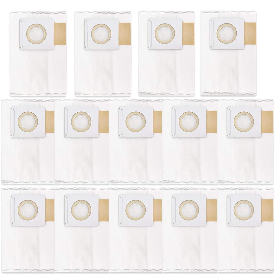 14Pack 197903-8 Filter Dust Bags for Makita Backpack Vacuum Models XCV05, XCV09 and XCV10 - Replacement Vacuum Bags Dust Bag Accessories