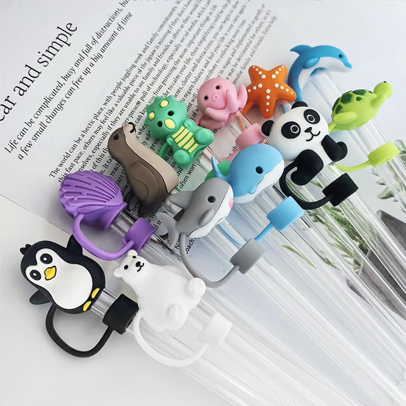Silicone Straw Covers for Stanley Cup - 10mm BPA-Free Toppers