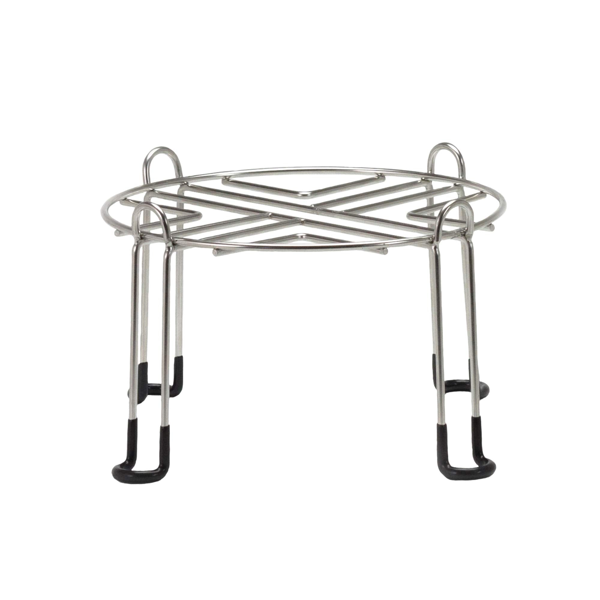 Berkey Water Filter Stainless Steel Wire Stand with Rubberized Non-Skid/Non-Slip Feet for Imperial and Crown and Other Extra Large Sized Gravity Fed Water Filters Raises Your 6 inches