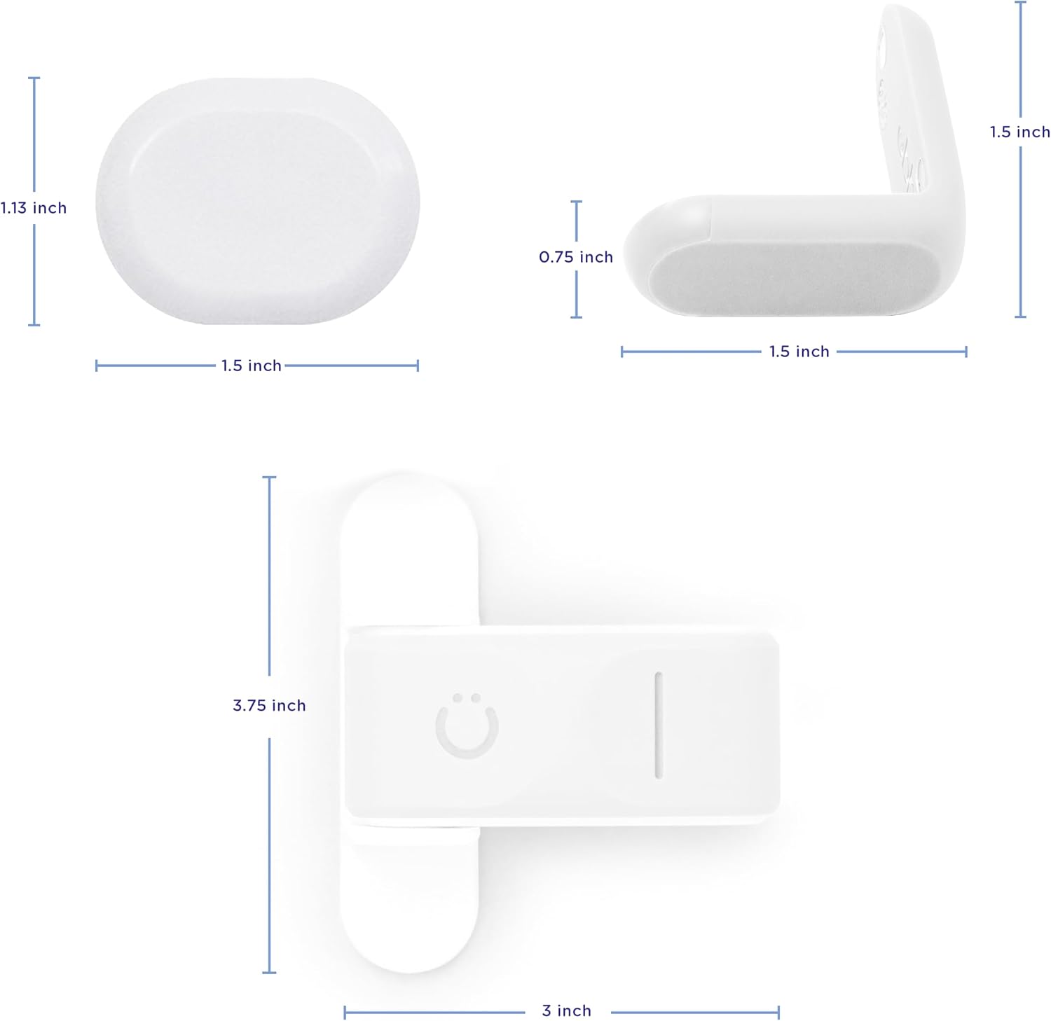 Ubbi Safety Bundle - Complete Baby Proofing Set with 36 Outlet Covers, 16 Corner Protectors & 2 Pinch Guards | White
