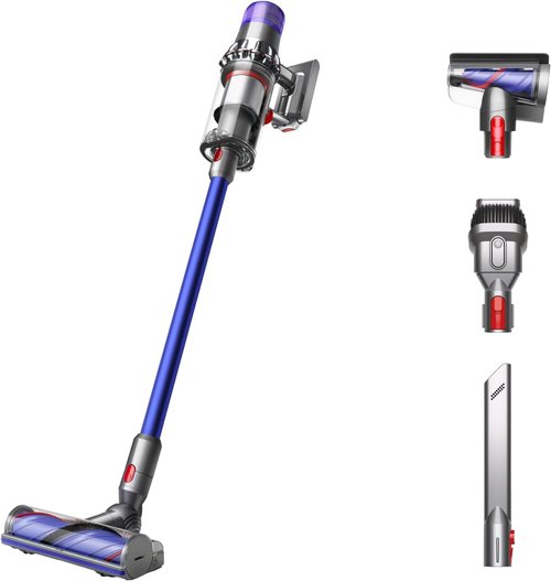 Dyson V11 Cordless Stick Vacuum - Powerful Suction | Large Capacity, Nickel/Blue Finish
