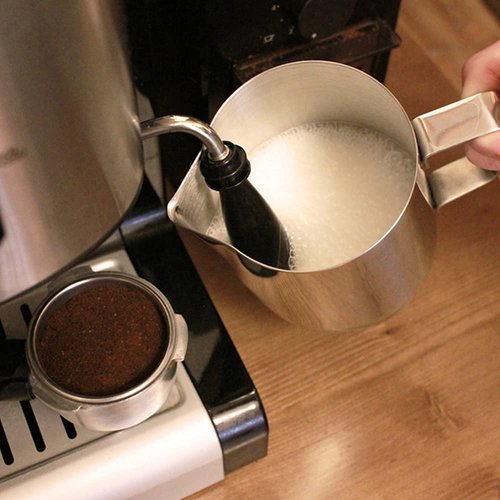 2 Pack Milk Frothing Pitcher 900ml 32oz Steaming Pitchers Stainless Steel Milk/Coffee/Cappuccino/Latte Art Steam Pitchers Milk Jug Cup with Art Pen(2)