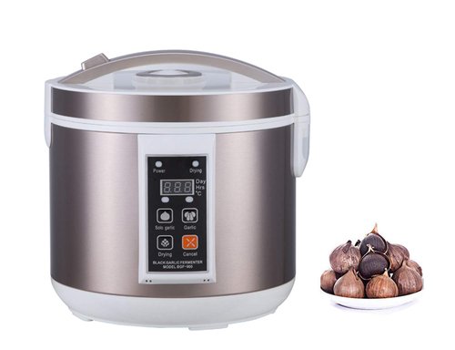 INTBUYING 6L Black Garlic Fermenter 110V Multi Clove Garlic Cooker 3D Heating Full Automatic Intelligent Control with Black Independent Liner
