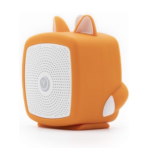 Yogasleep Pocket Baby Soother Fox, White Noise Machine, 6 Soothing Sounds & Timer for Better Sleep, Includes Brown Noise & Lullabies, Compact Size for Travel & Child Safe, Must Have Registry Gift