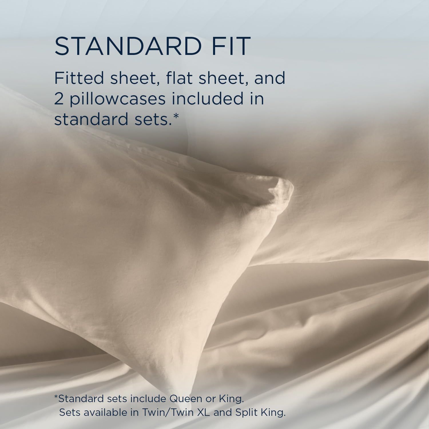 TEMPUR Classic Cotton Sheet Set Sandstone - Full