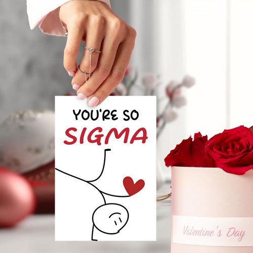 Gevinna 36 Pack Skibidi Valentine’s Day Cards for Kids, Funny Rizz Bussin Sigma Meme Cards, Cool Trendy Classroom Exchange Valentines for Boys and Girls, for School Parties, Kids Valentine Handouts