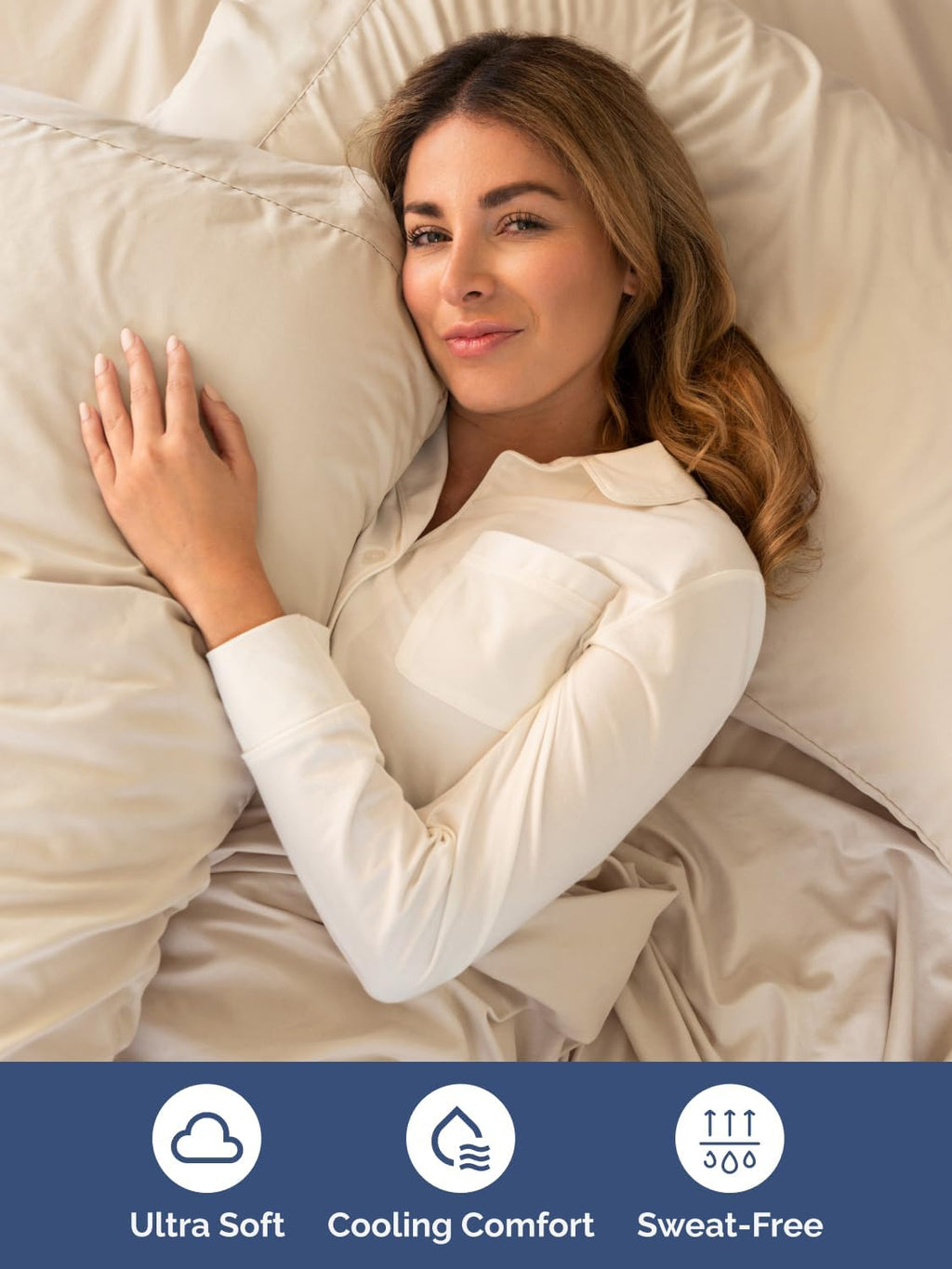 Skiennix Extra Deep Full Sheet Set - 6 Piece Breathable Cooling Sheets - Hotel Luxury Bedding - Soft, Wrinkle-Free, Easy Fit - Wheat Color