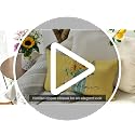Hello Sunshine Sunflower Eucalyptus Throw Pillow Cover 12x20