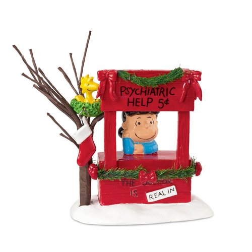 Department 56 Peanuts Village Lucy is in Accessory Figurine