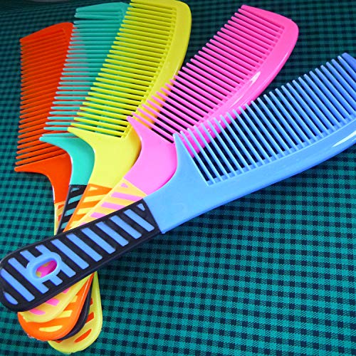 zYoung 5-Piece Hair Comb Set with Handles for Styling and Detangling