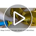 Gold Happy Birthday Foil Letter Balloons - 16 Inch Banner