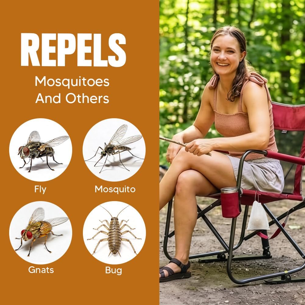 AUDQQM Mosquito Repellent Balls - Effective Outdoor & Indoor Mosquito Control for 60 Days | 8-Pack