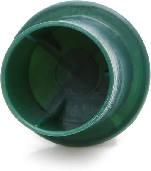 Juvale 40-Pack Green Plastic Candle Holders - Durable Floral Picks for Foam Arrangements & Centerpieces