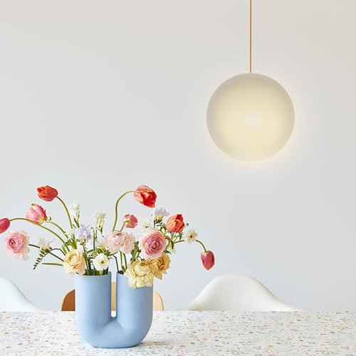 DOITOOL Frosted Glass Globe Lamp Shade Replacement 3.14 Inch Sphere Pendant Light Cover for G9 Fixtures Wall Sconce Accessories