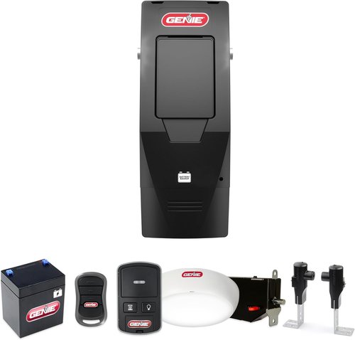 Genie 6072H-B Wall Mount Garage Door Opener - Space-Saving Design with Battery Backup