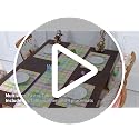 Pastel Buffalo Plaid Easter Table Runner Set with Placemats & Bags