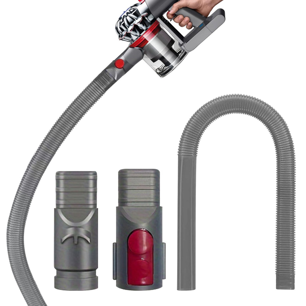 Dryer Vent Cleaner Kit,Dryer Vent Lint Hose for Dyso-n,Dryer Lint Vacuum Attachment V7 V8 V10 V11 V12 V15,Dryer Lints Remover Hose Replacement Parts Attachment (Grey,Size:80cm/31.5inch)